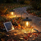 Pumpkin Lanterns Separate Solar Panel & Remote
