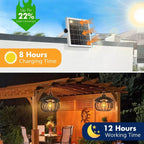 Pumpkin Lanterns Separate Solar Panel & Remote