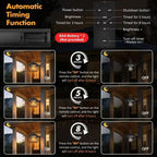 Pumpkin Lanterns Separate Solar Panel & Remote