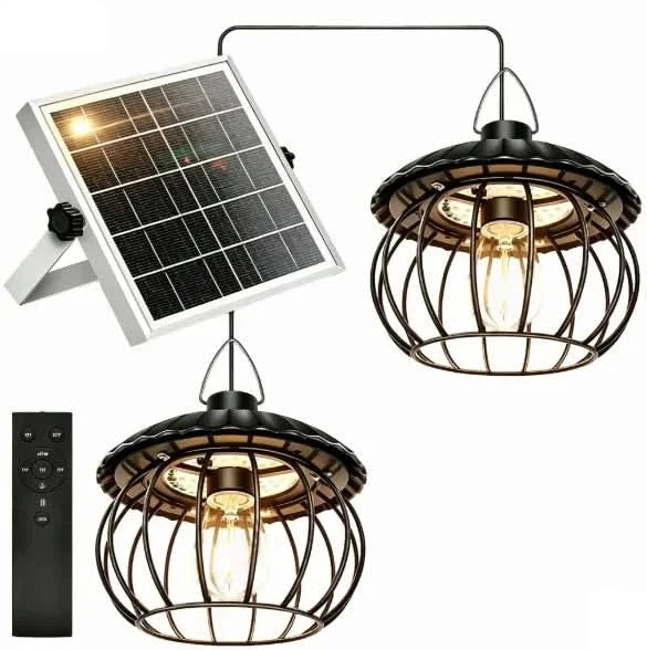 Pumpkin Lanterns Separate Solar Panel & Remote