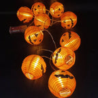 Pumpkin String Lights LED Waterproof Jack-O’-Lantern Design