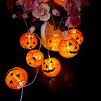 Pumpkin String Lights LED Waterproof Jack-O’-Lantern Design