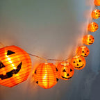 Pumpkin String Lights LED Waterproof Jack-O’-Lantern Design