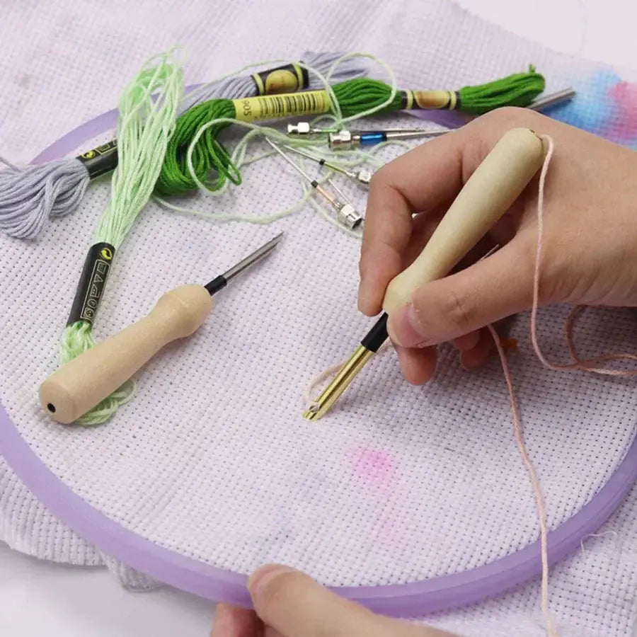 Punch Needle Kit All In One Starter Set