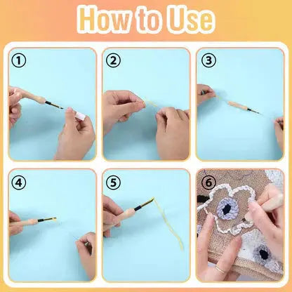 Punch Needle Kit All In One Starter Set