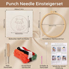 Punch Needle Kit Complete Starter 17 Patterns