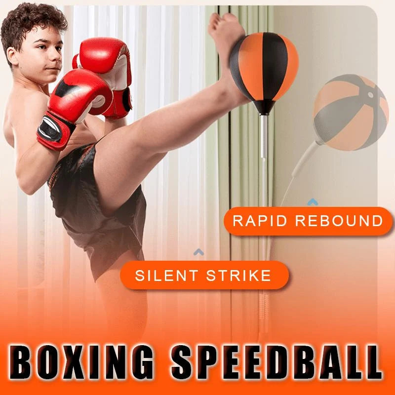 Punching Bag Stand Height-Adjustable Stable Base & Quick-Rebound