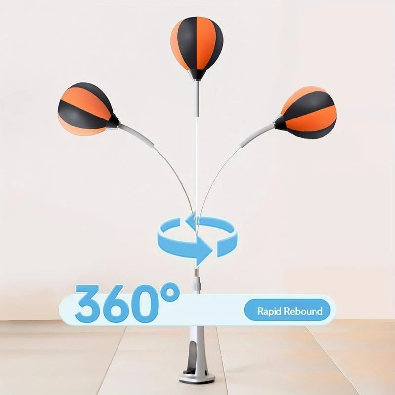 Punching Bag Stand Height-Adjustable Stable Base & Quick-Rebound