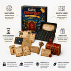Puzzle Advent Calendar 24-Day Escape Room Challenges Six Themes