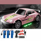 RC Drift Car All-Wheel Drive & Dual Tires LED Lighting