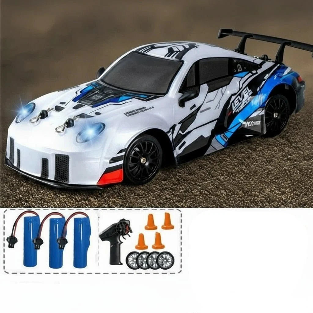 RC Drift Car All-Wheel Drive & Dual Tires LED Lighting
