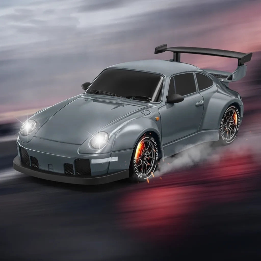 RC Drift Car All-Wheel Drive & Dual Tires LED Lighting