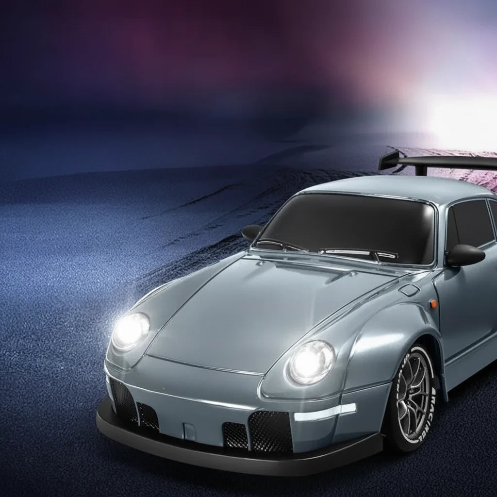 RC Drift Car All-Wheel Drive & Dual Tires LED Lighting