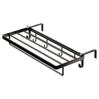 Radiator Drying Rack Foldable Space-Saving Shoe Shelf & Hooks