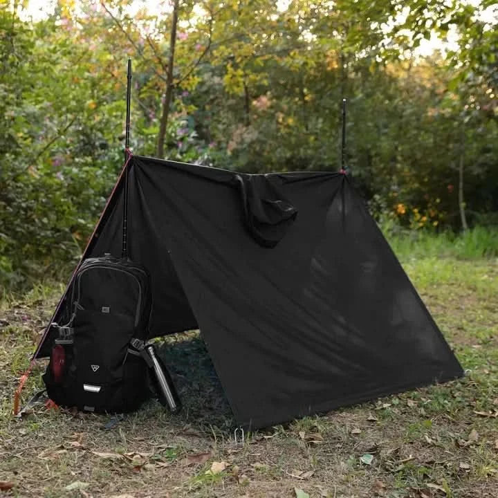 Rain Poncho 3-in-1 Waterproof Ripstop Nylon Packable