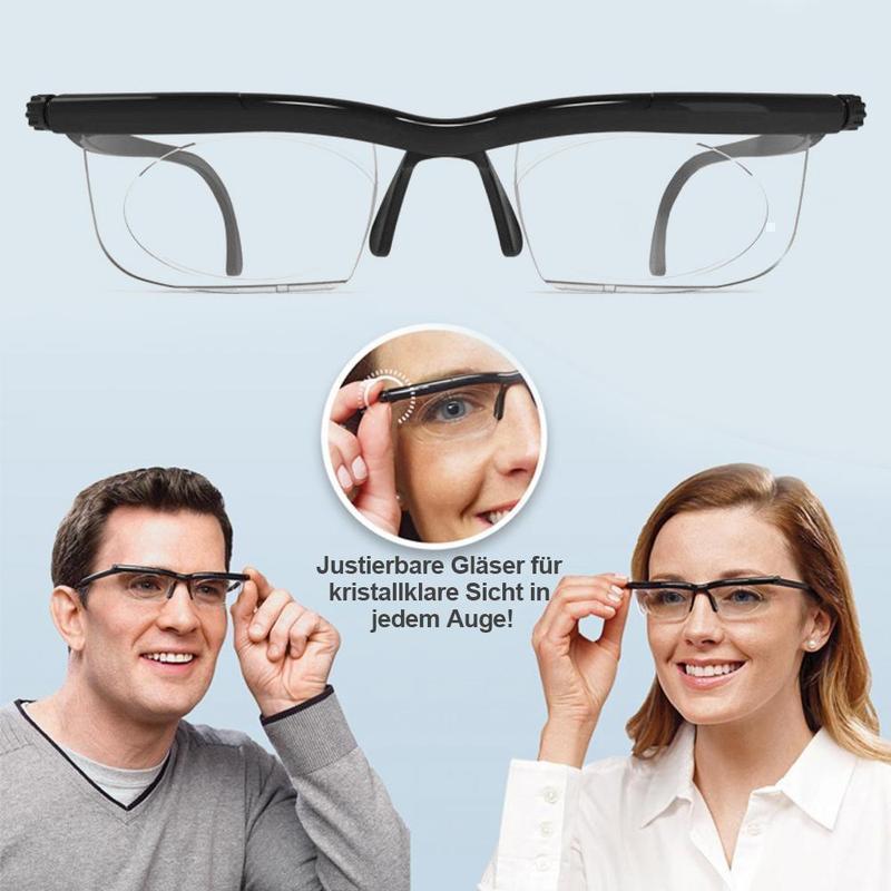 Reading Glasses Adjustable Zoom Focus Lightweight Frame