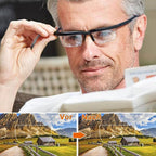 Reading Glasses Adjustable Zoom Focus Lightweight Frame