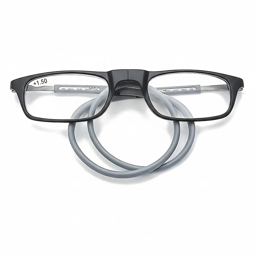 Reading Glasses Magnetic Snap Neck Cord +1.00 to +3.50