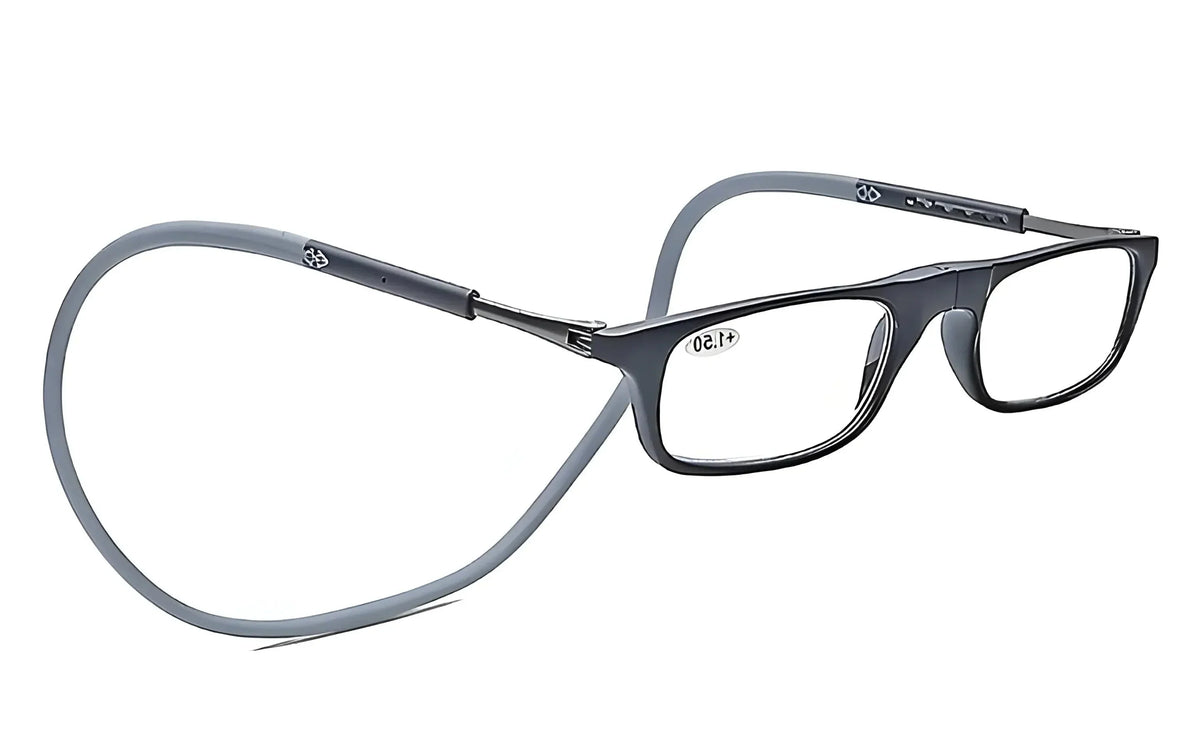Reading Glasses Magnetic Snap-Open Bridge & Neck Loop