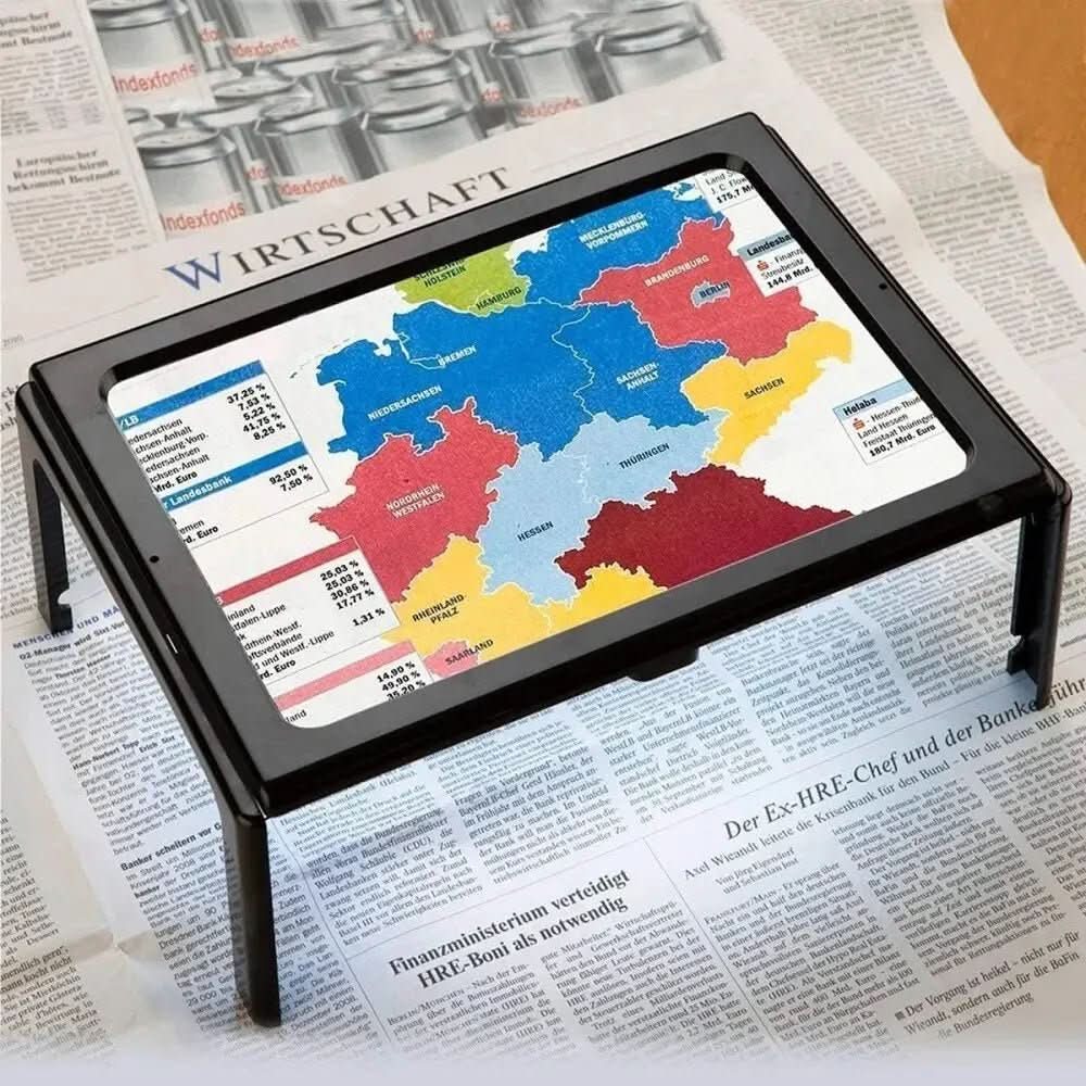 Reading Magnifier 3X LED Lights Portable Design