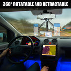 Rearview Mirror Phone Holder 360° Rotating Foldable Design