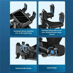 Rearview Mirror Phone Holder 360° Rotating Foldable Design