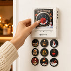 Refrigerator Magnet Vinyl Record 9 Songs USB Rechargeable