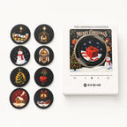 Refrigerator Magnet Vinyl Record 9 Songs USB Rechargeable
