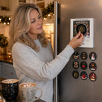 Refrigerator Magnet Vinyl Record 9 Songs USB Rechargeable
