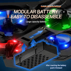 Remote Control Fighter Jet 360° Stunts LED Lights Shock-Resistant Plastic