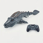 Remote-Controlled Mosasaurus Realistic Swimming Water Jet