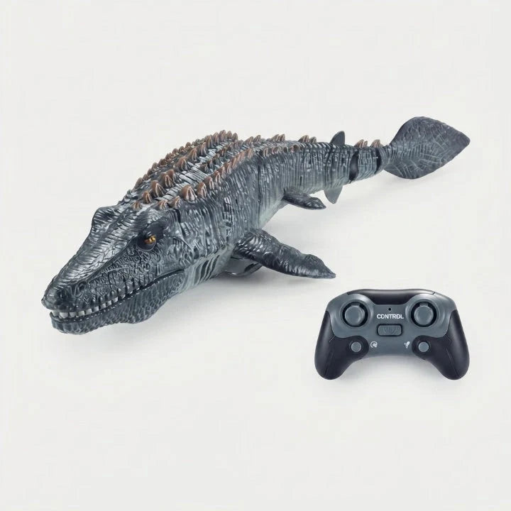 Remote-Controlled Mosasaurus Realistic Swimming Water Jet