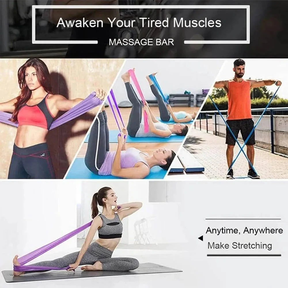 Resistance Band Latex-Free TPE Full-Body Training