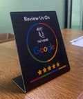 Review Stand NFC Tap To Open Metal Base