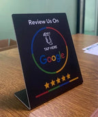 Review Stand NFC Tap To Open Metal Base