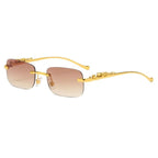 Rimless Sunglasses UV400 Polycarbonate Lenses