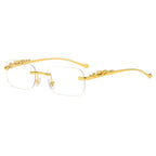 Rimless Sunglasses UV400 Polycarbonate Lenses