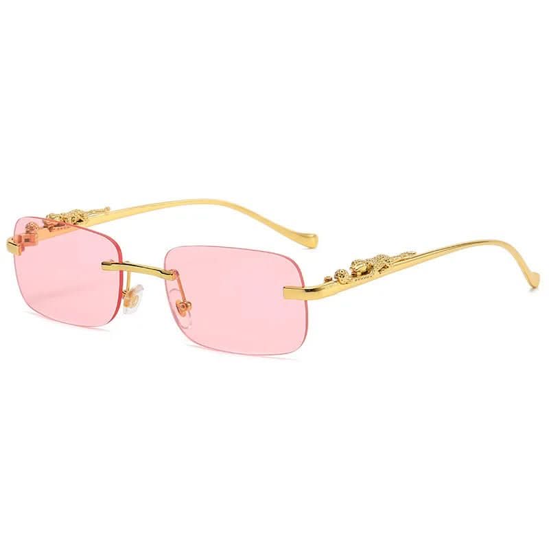 Rimless Sunglasses UV400 Polycarbonate Lenses