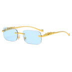 Rimless Sunglasses UV400 Polycarbonate Lenses