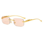 Rimless Sunglasses UV400 Polycarbonate Lenses