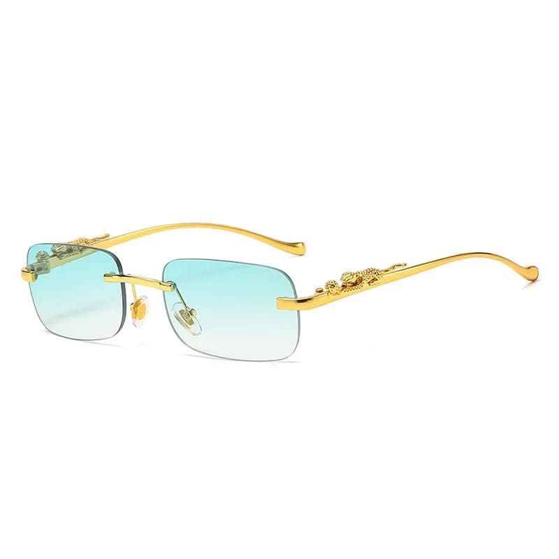 Rimless Sunglasses UV400 Polycarbonate Lenses