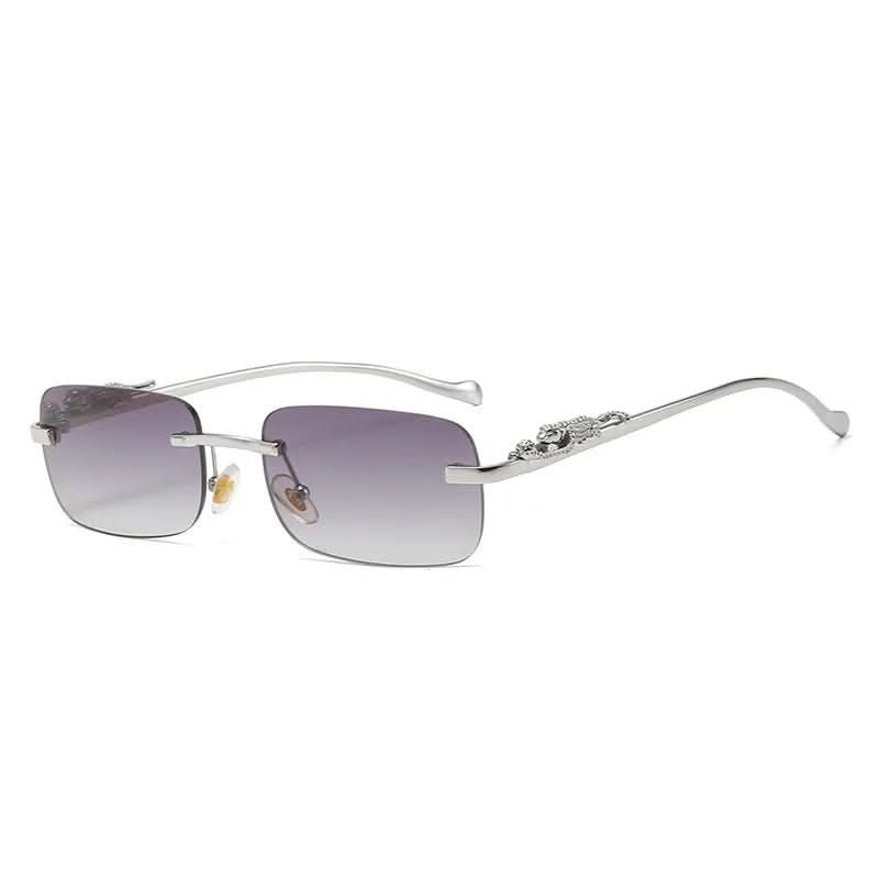 Rimless Sunglasses UV400 Polycarbonate Lenses