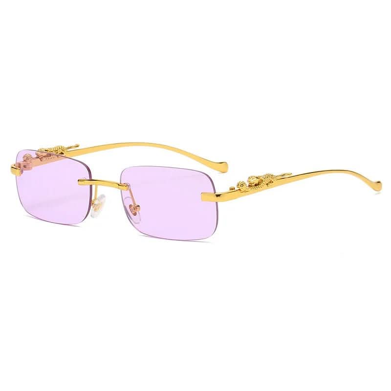 Rimless Sunglasses UV400 Polycarbonate Lenses