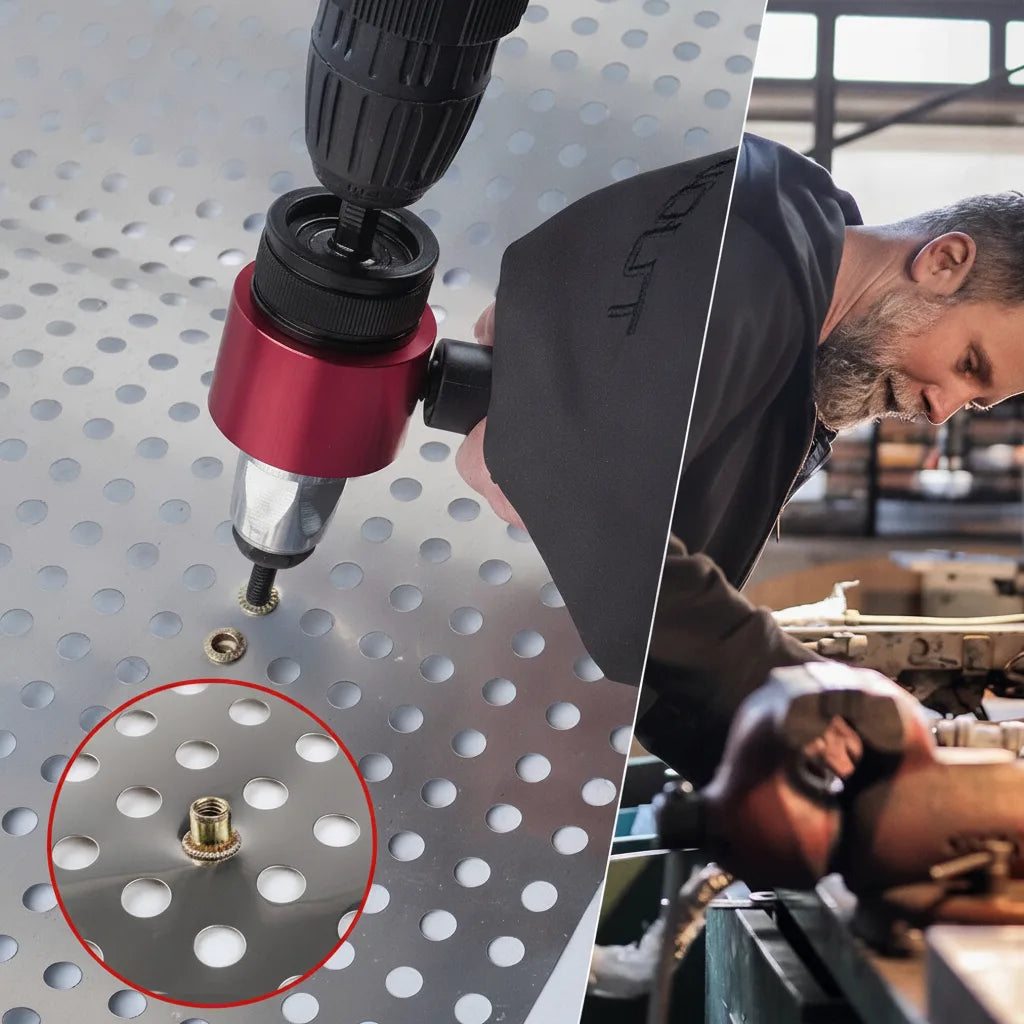 Rivet Nut Adapter Interchangeable M3 To M8 Mandrels