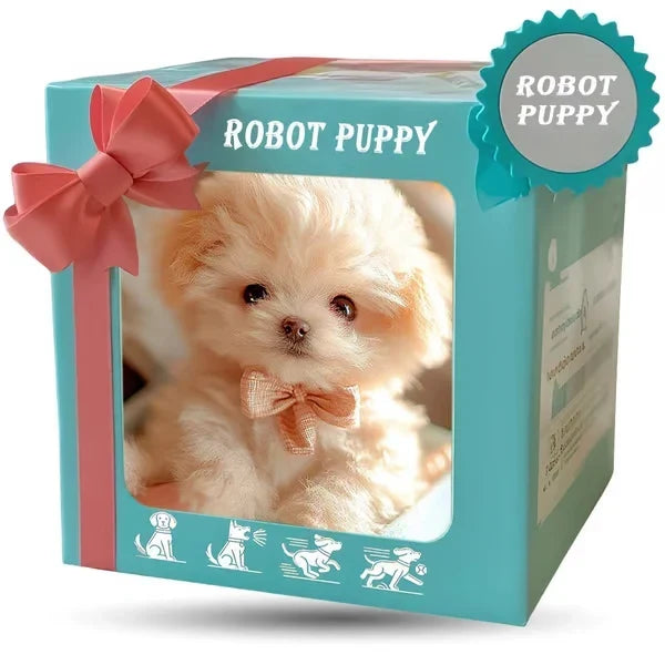 Robotic Puppy Plush Toy Walking Barking & Sitting