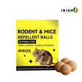 Rodent Repellent Balls Peppermint & Cinnamon Plant-Based Set of 4