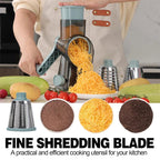 Rotary Grater Interchangeable Steel Drums Suction Cup Base