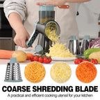 Rotary Grater Interchangeable Steel Drums Suction Cup Base