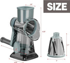 Rotary Grater Interchangeable Steel Drums Suction Cup Base