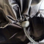 Round Garden Furniture Cover Water-Repellent & UV-Resistant Adjustable Drawstring